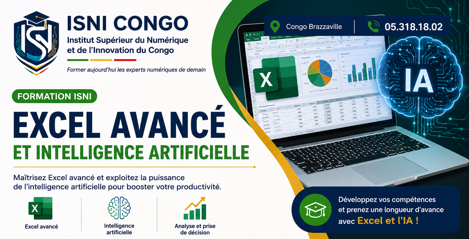 Formation : Excel avancé et Intelligence artificielle